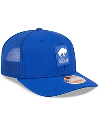 New Era Men's Royal Buffalo Bills 2025 Sideline Throwback 9SEVENTY Trucker Adjustable Hat