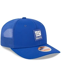 New Era Men's Royal New York Giants 2025 Sideline 9SEVENTY Trucker Adjustable Hat