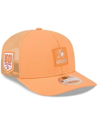 New Era Men's Orange Tampa Bay Buccaneers 2025 Sideline Throwback 9SEVENTY Trucker Adjustable Hat