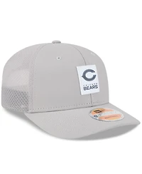 New Era Men's Gray Chicago Bears 2025 Sideline 9SEVENTY Adjustable Trucker Hat