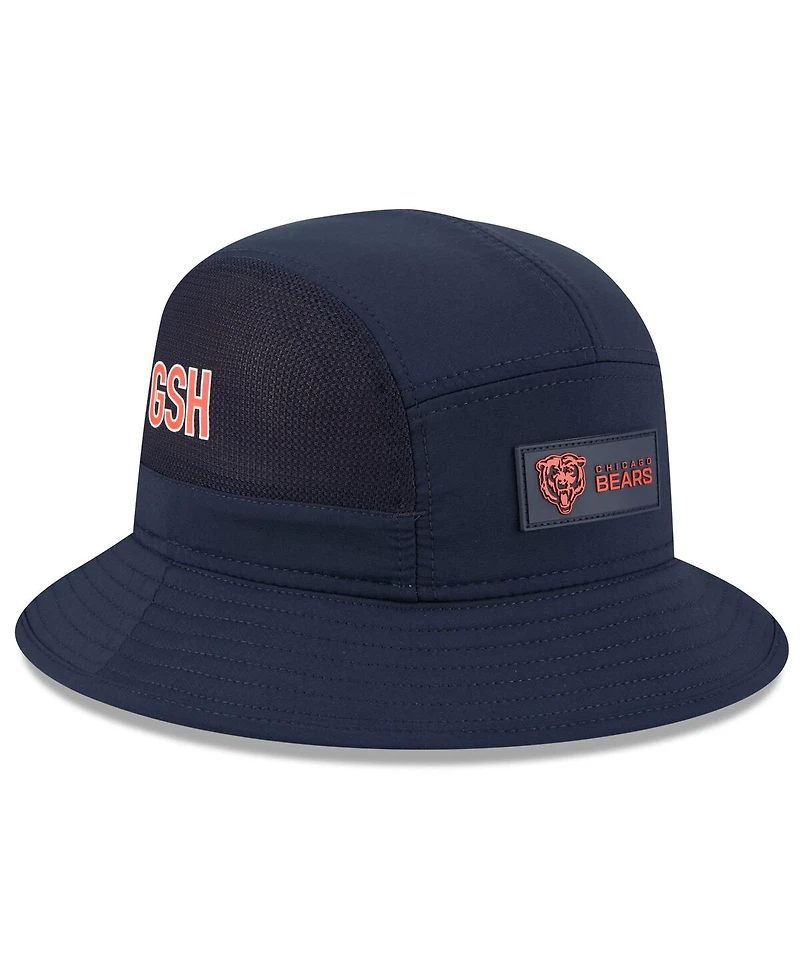 New Era Men's Navy Chicago Bears 2025 Sideline Bucket Hat
