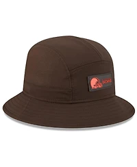New Era Men's Brown Cleveland Browns 2025 Sideline Bucket Hat