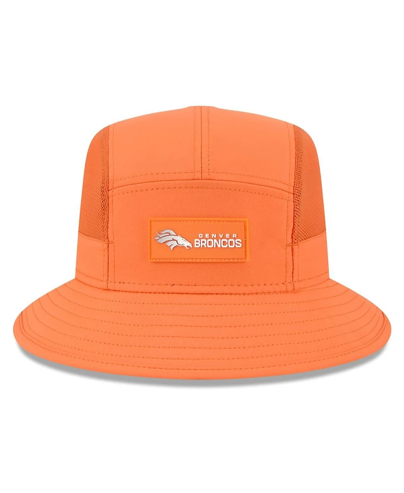New Era Men's Orange Denver Broncos 2025 Sideline Bucket Hat