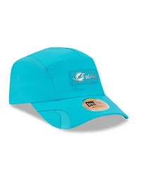 New Era Men's Aqua Miami Dolphins 2025 Sideline Runner Adjustable Hat