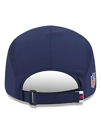 New Era Men's Navy New England Patriots 2025 Sideline Runner Adjustable Hat