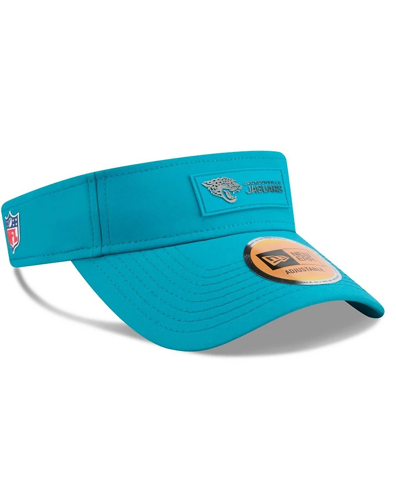 New Era Men's Teal Jacksonville Jaguars 2025 Sideline Visor Hat