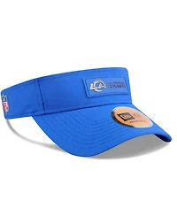 New Era Men's Royal Los Angeles Rams 2025 Sideline Visor Hat