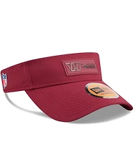 New Era Men's Burgundy Washington Commanders 2025 Sideline Visor Hat