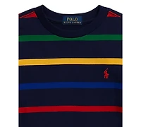 Polo Ralph Lauren Toddler and Little Boys Striped Long Sleeve T-Shirt