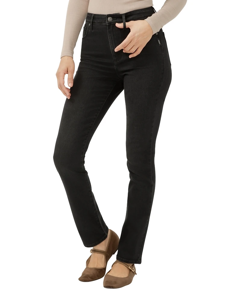 Silver Jeans Co. Women's Isbister High Rise Straight Leg Luxe Stretch Jeans