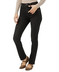Silver Jeans Co. Women's Isbister High Rise Straight Leg Luxe Stretch Jeans
