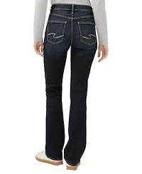 Silver Jeans Co. Women's Avery High Rise Curvy Fit Slim Bootcut Jeans