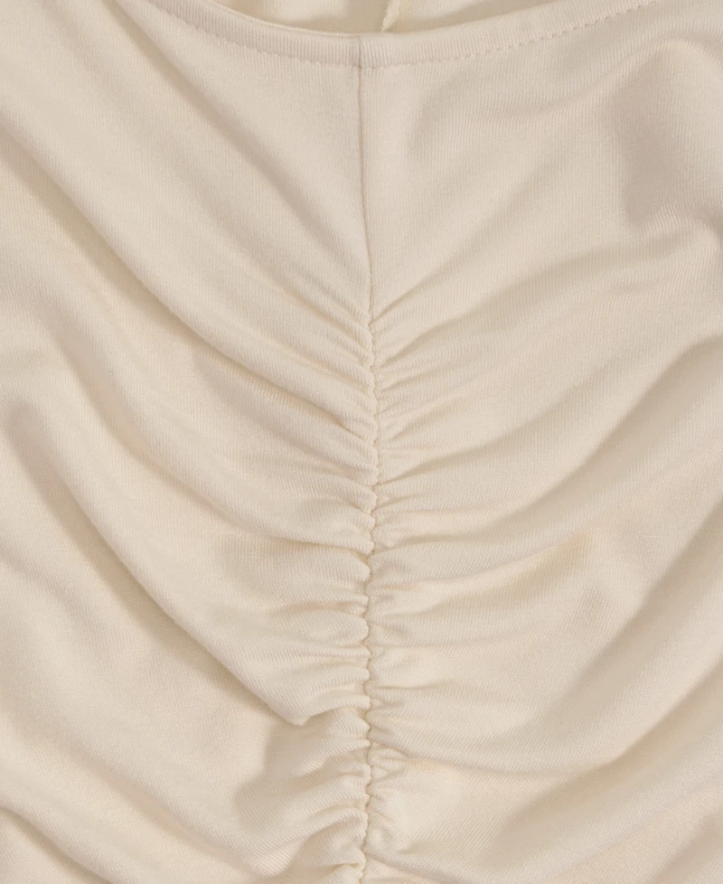 I.n.c. International Concepts Women's Shirred-Front Long-Sleeve Top, Macy's Exclusive