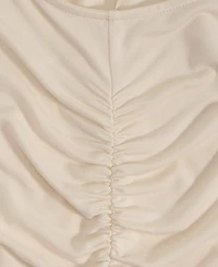 I.n.c. International Concepts Women's Shirred-Front Long-Sleeve Top, Macy's Exclusive