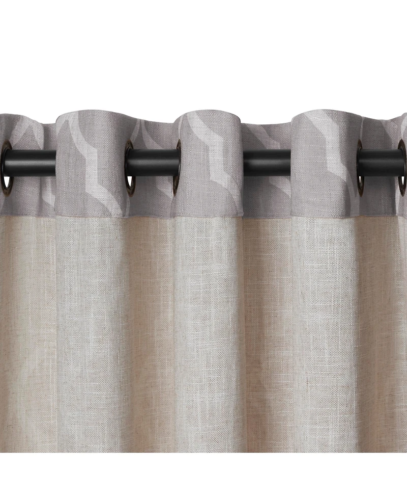 Elrene Home Fashions Medalia Geometric Window Curtain Panel