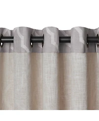 Elrene Home Fashions Medalia Geometric Window Curtain Panel