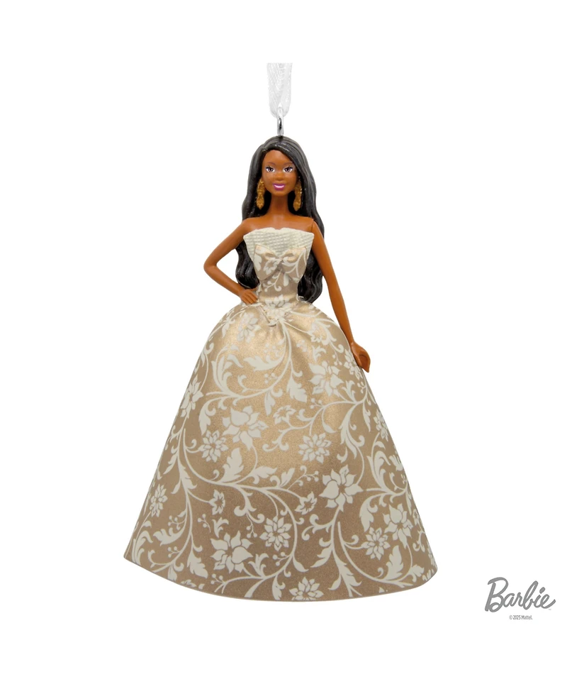 Hallmark Black Holiday Barbie 2025 Christmas Tree Ornament