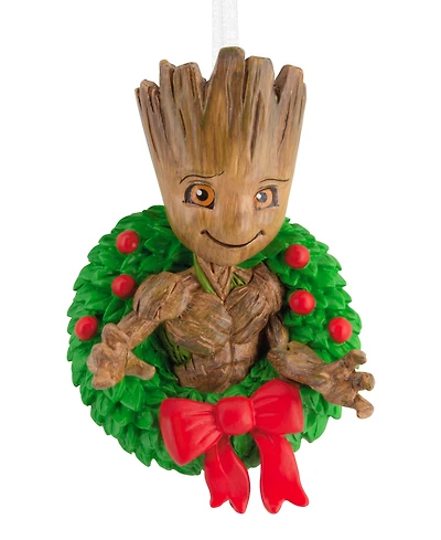 Hallmark Marvel Guardians of the Galaxy Groot in Holiday Wreath Christmas Tree Ornament