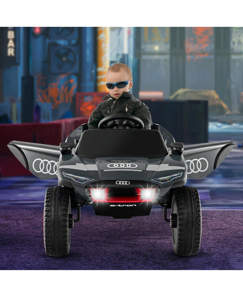 Akiudex Licensed Audi Ride-On Car for Kids with Remote Control and Music