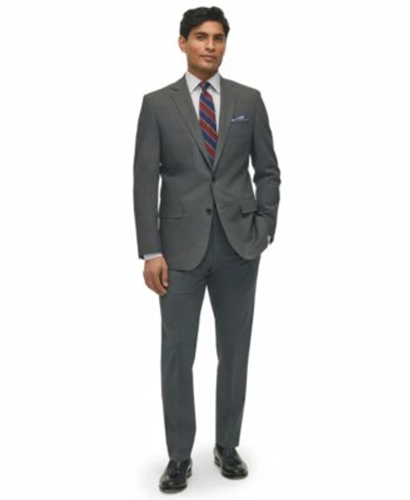 B By B by Brooks Brothers Mens Classic Fit Stretch Wool Blend Suit Separates