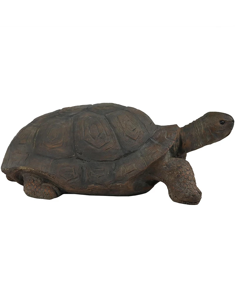 Indoor/Outdoor Lifelike Large Todd the Tortoise Patio Garden Yard Entryway Decorative Statue - 30"