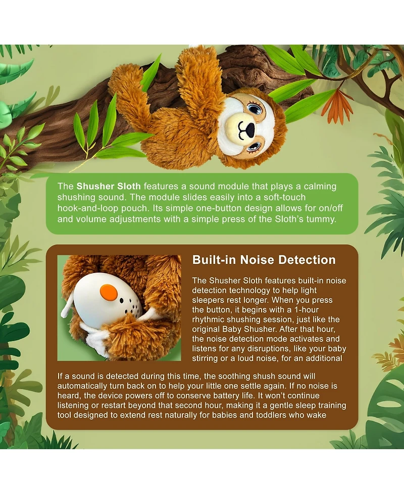 Baby Shusher + Shusher Sloth Bundle
