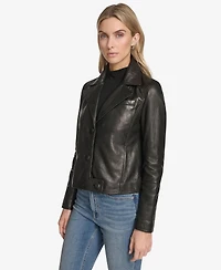 Andrew Marc Black Label Women's Paluma Blazer Leather Jacket