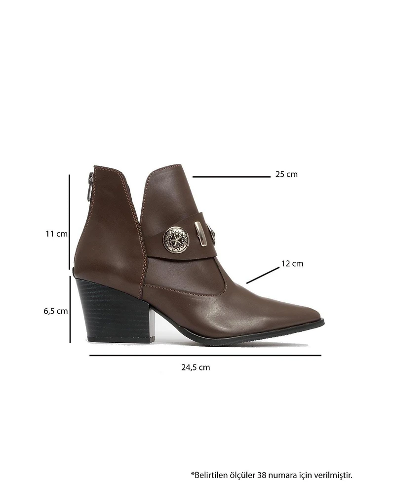 Prologue Shoes Kenda Buckle Block Heel Boot