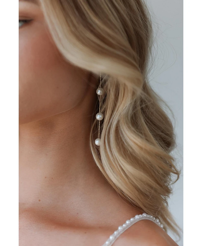 Luna Pearl Drop Earrings