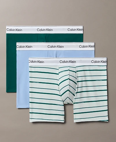 Calvin Klein Men's 3-Pack Icon Stretch Boxer Briefs