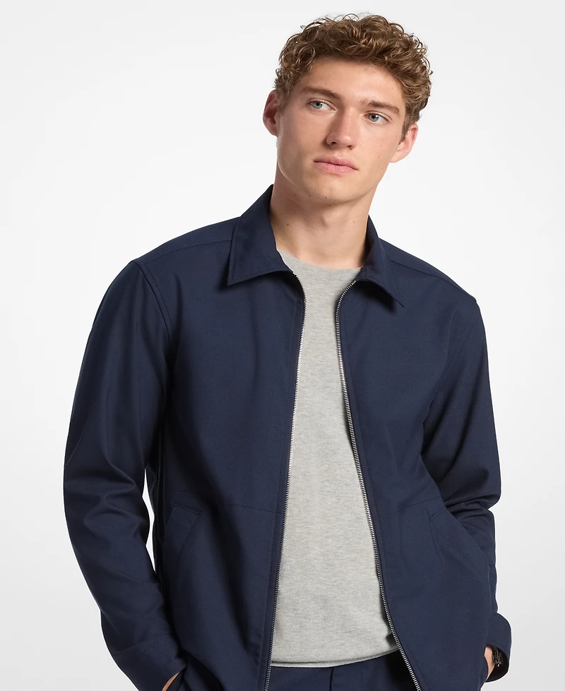 Michael Kors Men's Stretch Zip Shirt Jacket