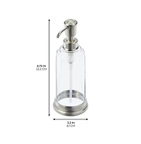 iDesign Liquid Soap Dispenser - Clear/Brushed