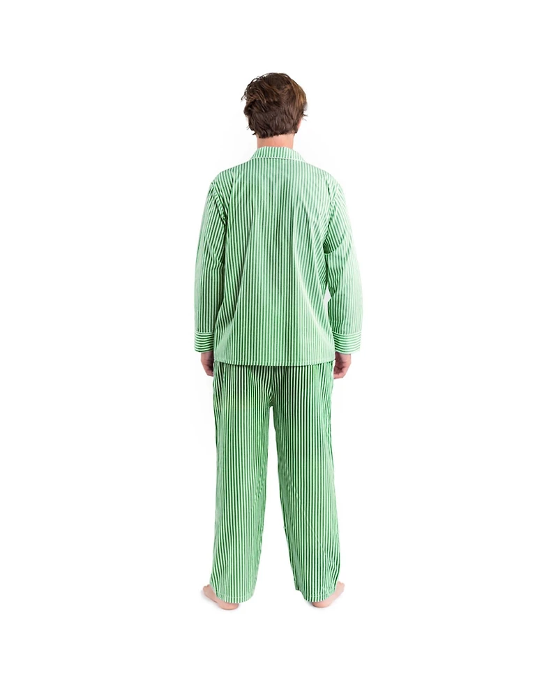 Sant and Abel Men's Braddock Green Long Pj Set