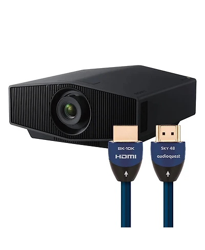 Sony Vpl-XW5000ES 4K Hdr Laser Home Theater Projector with AudioQuest Sky 3m Hdmi Cable