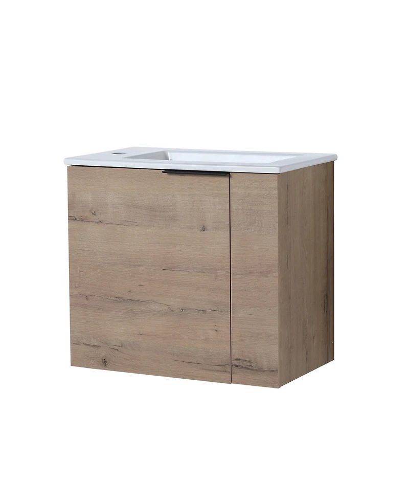 Casainc 22 Inch Floating Bathroom Vanity with Sink and Soft-Close Door for Small Bathrooms