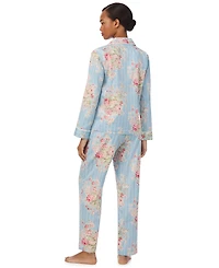 Lauren Ralph Women's Floral Print Pajama Set
