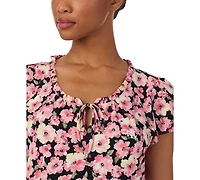 Lauren Ralph Women's Flutter Sleeve Nightgown