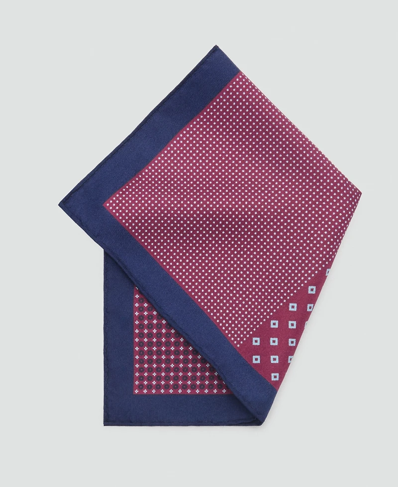 Mango Men's Silk Pocket Square