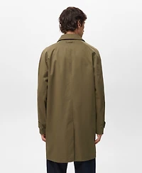 Mango Men's Classic Water-Repellent Trench Coat