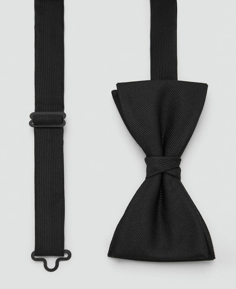 Mango Men's Classic Microstructure Bow Tie