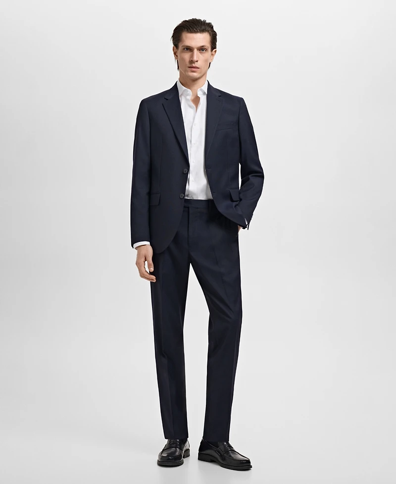 Mango Men's Slim-Fit Cotton Dress Shirt