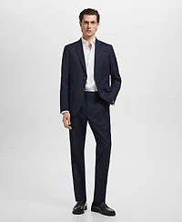 Mango Men's Slim-Fit Cotton Dress Shirt