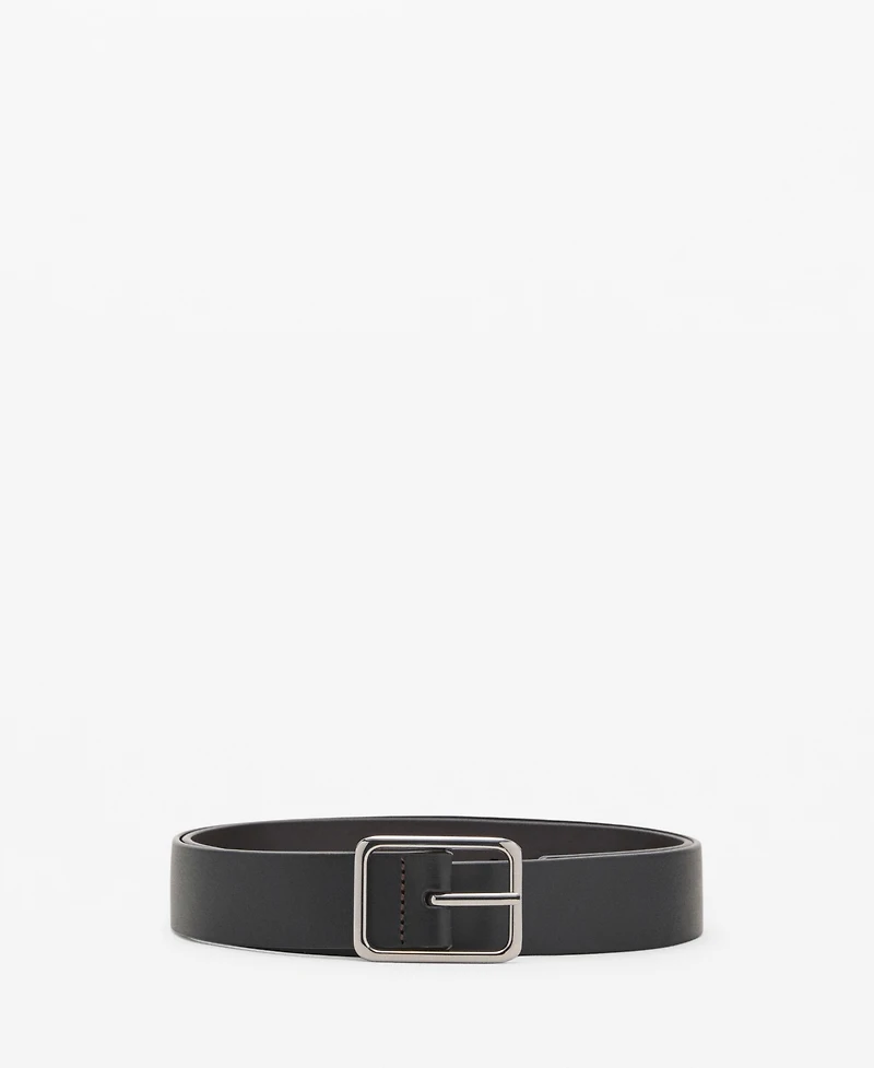 Mango Men's Leather Belt