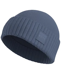 Hugo Boss Men's Akaio Turn-Up Beanie Hat