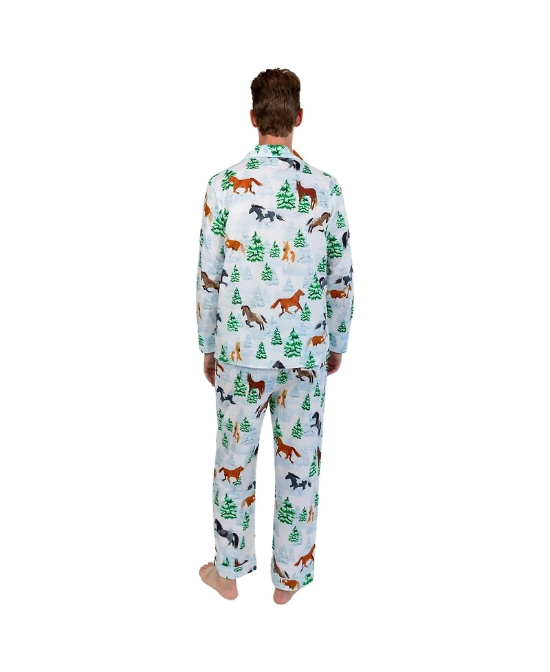 Sant and Abel Men's Skydog Wild & Free Long Pj Set