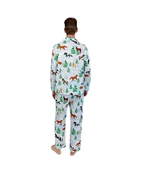 Sant and Abel Men's Skydog Wild & Free Long Pj Set