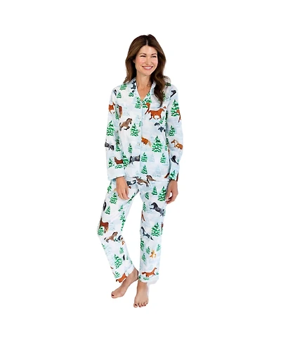 Sant and Abel Women's Skydog Wild & Free Long Pj Set