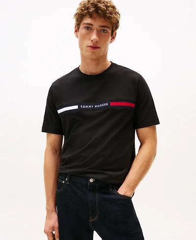 Tommy Hilfiger Men's Chest Insert Logo Short Sleeve T-Shirt