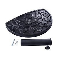 20 inch Outdoor Patio Half Round Umbrella Base