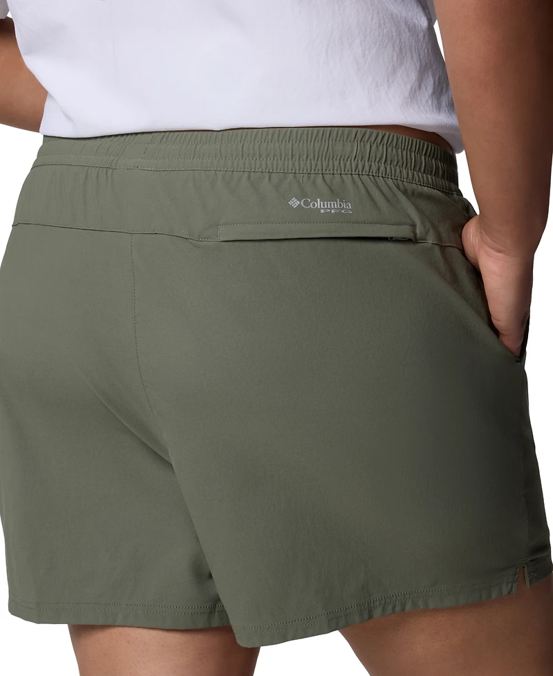 Columbia Plus Size Rugged Water Comfort Stretch Shorts